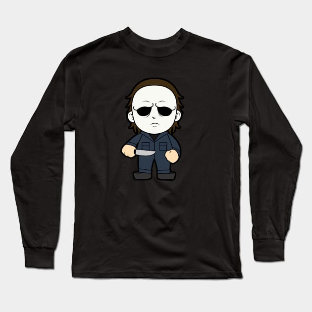 Mike Myers Halloween Long Sleeve T-Shirt by mighty corps studio